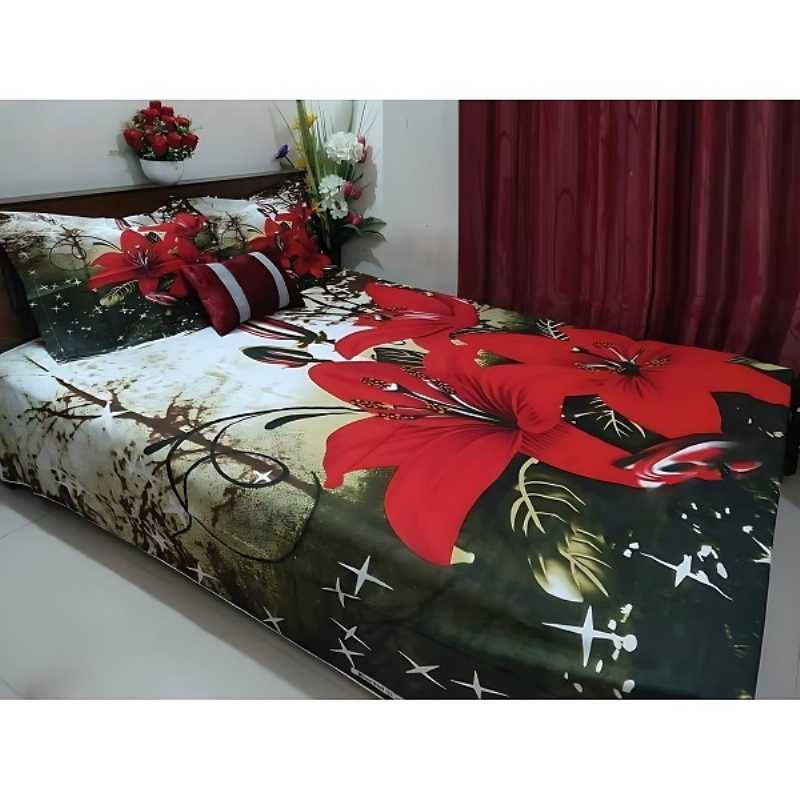 Luxury Panel Cotton Bed Sheet