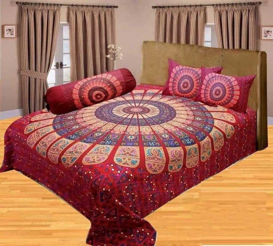 Luxury Panel Cotton Bed Sheet