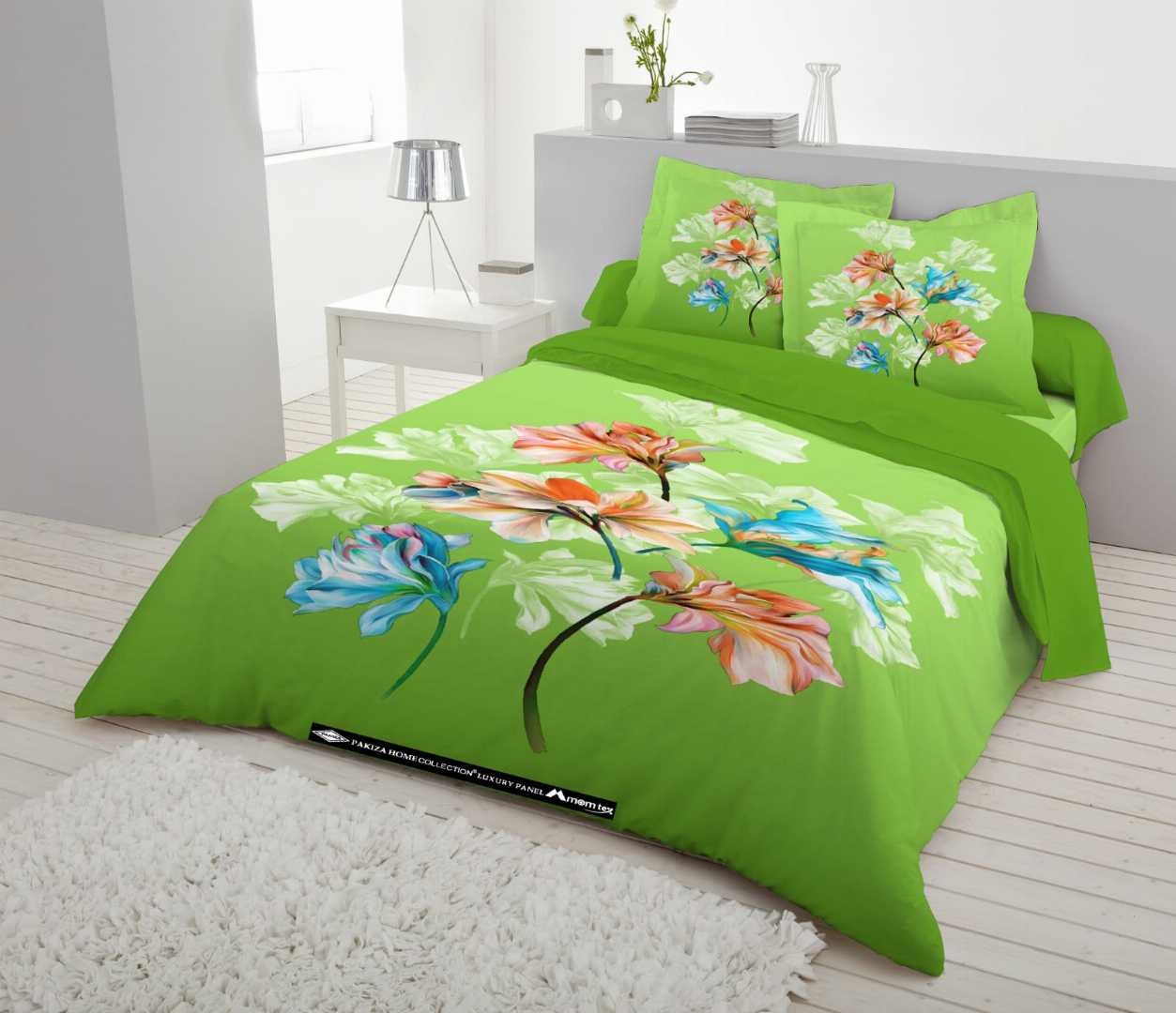 Digital Home Tex Luxury Panel Cotton Bed Sheet King Size