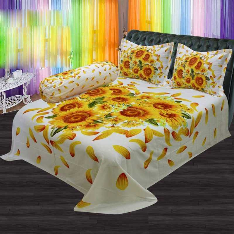Luxury Panel Cotton Bed Sheet