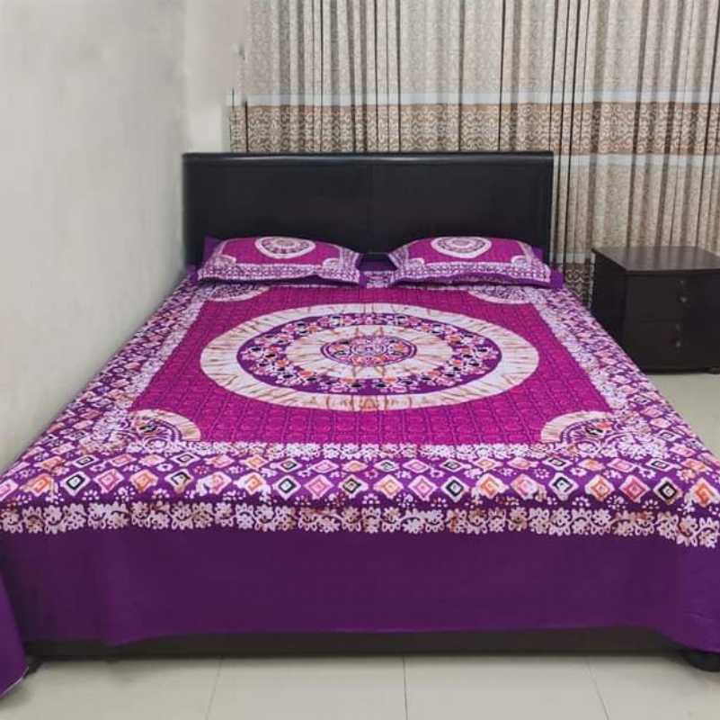 Luxury Panel Cotton Bed Sheet