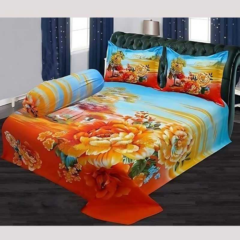 Luxury Panel Cotton Bed Sheet