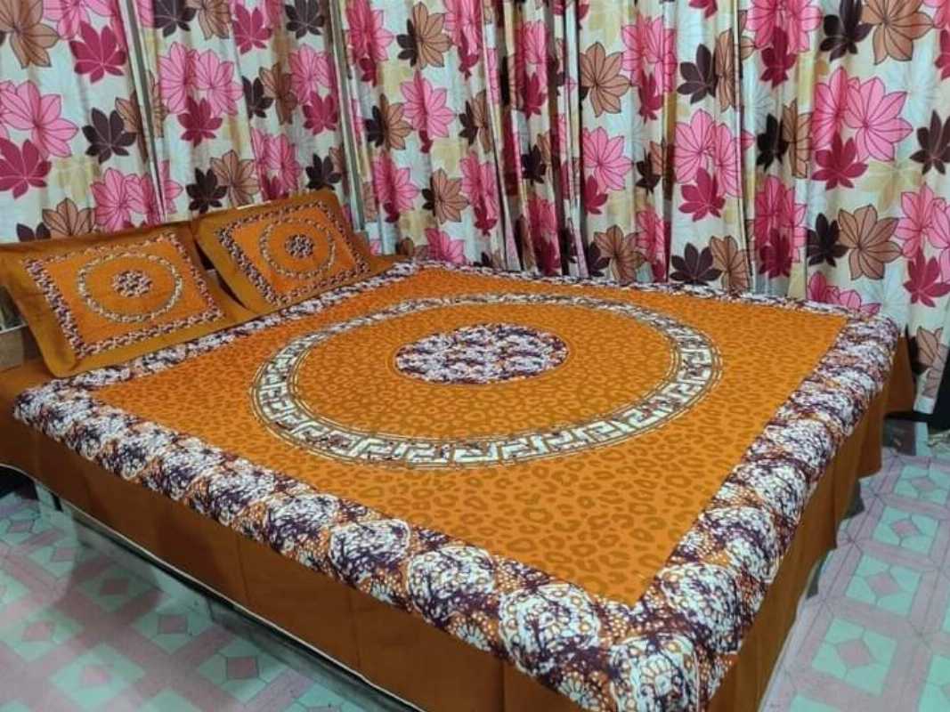 Luxury Panel Cotton Bed Sheet